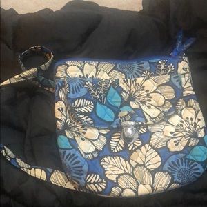 Vera bradley Blue floral crossbody